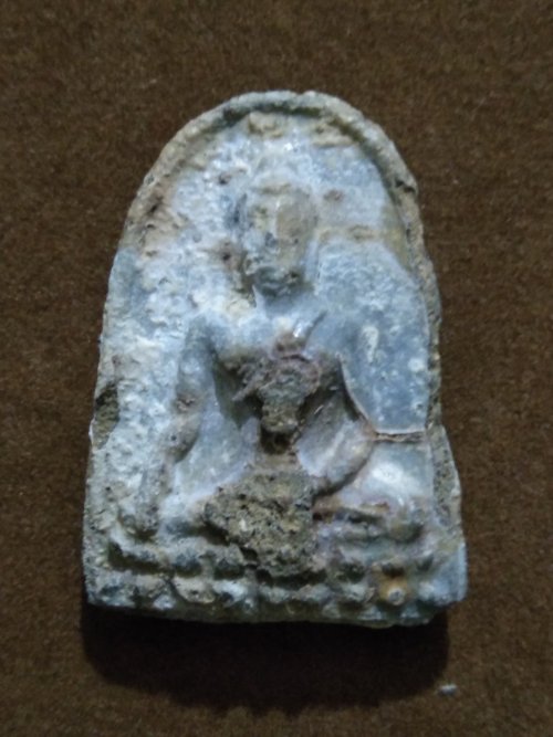 พระยอดขุนพล หลวงพ่อขันธ์ เนื้อผงผสมว่าน ปี2504 วัดพระศรีอารย์ จ.ราชบุรี